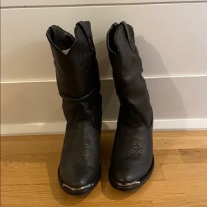 Steve Madden Dingo Darell Cowboy Boot, Black